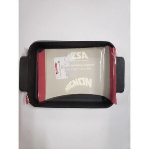 Ilsa Casst Iron Mini Cooking Tray 11cmX17cm Black Rectangular Mini Roaster Plate